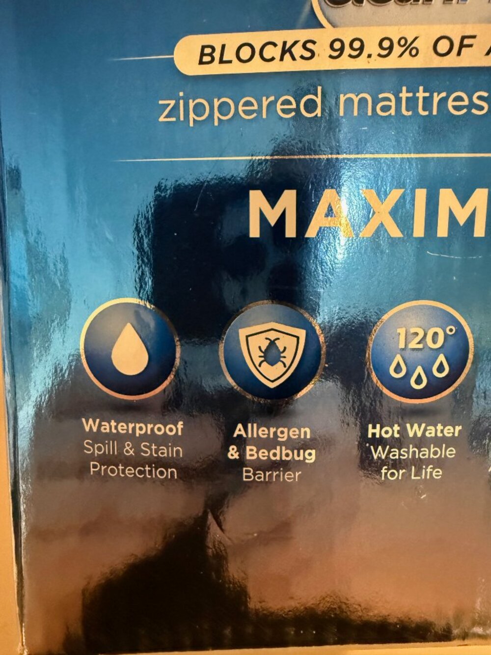 Allerease Queen Size Zippered Mattress Cover - Picture 2 of 10